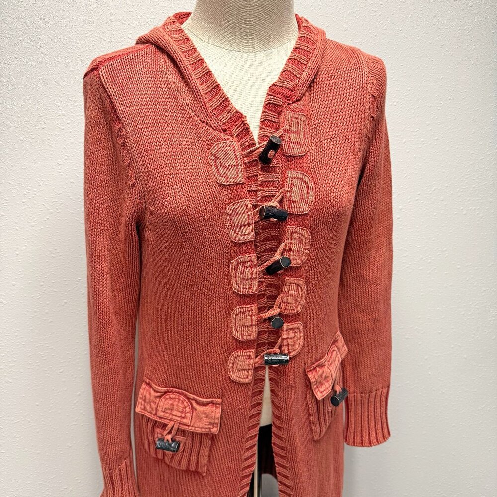 *RARE* PBJ Blues Toggle Button Knit Sweater Cardigan